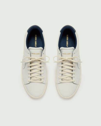 Low 1 | White / Navy / Ivory (Orthopedic)