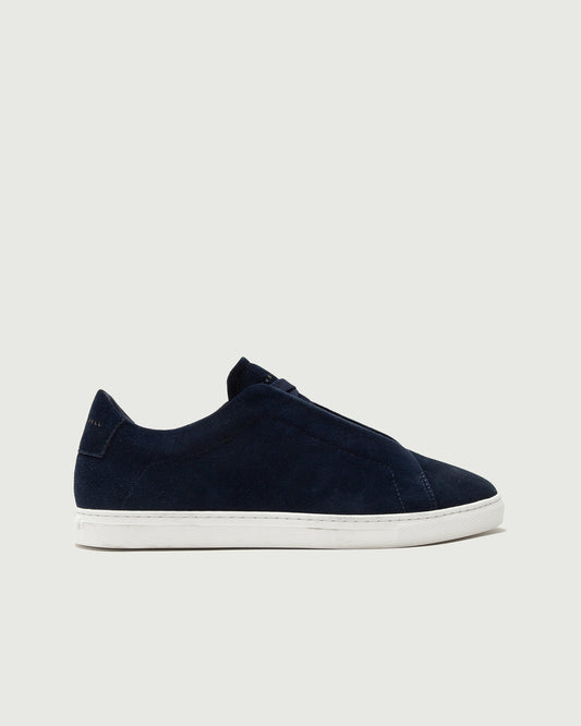 Low 1 Laceless | Navy Suede